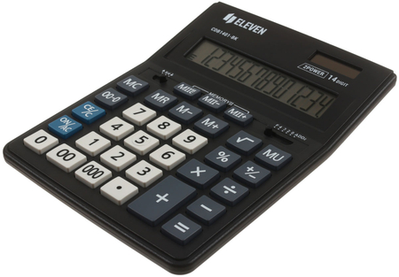 Калькулятор 14-разрядный Eleven CDB1401, черный