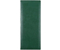 Визитница из искусственной кожи «Корсика», 115*280 мм, 4 кармана, 12 листов, зеленая 