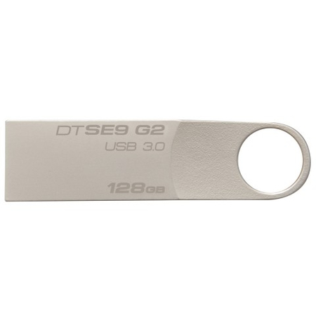 Флэш-накопитель Kingston Data Traveler SE9 G2 (USB3.0), 128 Гб, корпус серебристый Флэш-накопитель Kingston Data Traveler SE9 G2 (USB3.0), 128 Гб, корпус серебристый