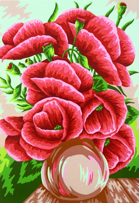 Картина по номерам Greenwich Line (картон), 29,5*39,5 см, «Маки» Картина по номерам Greenwich Line (картон), 29,5*39,5 см, «Маки»