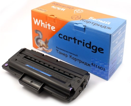 Тонер-картридж White Cartridge SCX-4216D3, черный, ресурс 3000 страниц