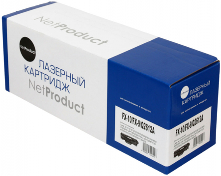 Тонер-картридж NetProduct N-FX-10/9/Q2612A, ресурс 2000 страниц, черный Тонер-картридж NetProduct N-FX-10/9/Q2612A, ресурс 2000 страниц, черный