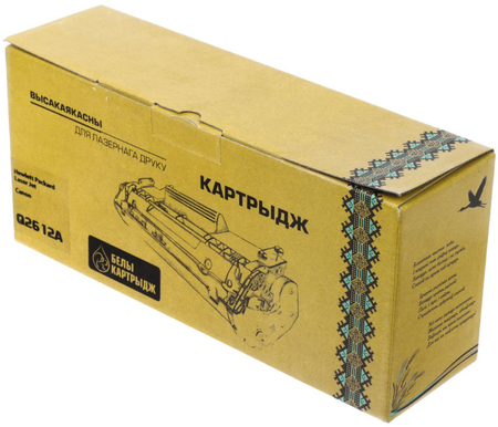 Тонер-картридж White Cartridge Q2612A, черный, ресурс 2000 страниц 