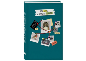 Блокнот креативный My Cat is a Serial Killer, 206×145×15 мм, 72 л. (серый кот)