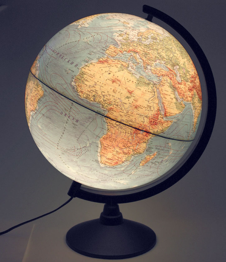 Глобус физический с подсветкой Globen «Классик. Евро», диаметр 320 мм, 1:40 млн Глобус физический с подсветкой Globen «Классик. Евро», диаметр 320 мм, 1:40 млн