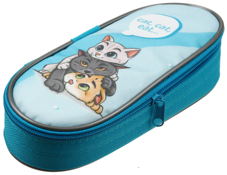 Пенал однокамерный корпусный «Пчелка», 200*80*40 мм, «Три котика» Пенал однокамерный корпусный «Пчелка», 200*80*40 мм, «Три котика»