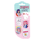 Набор магнитных закладок для книг Sima-Land, 6 шт., «Аниме»