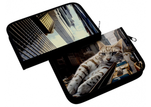 Пенал-книжка без наполнения ErichKrause, 135×205×30 мм, Big City Cats Пенал-книжка без наполнения ErichKrause, 135×205×30 мм, Big City Cats