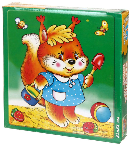 Игра настольная «Развивающая мозаика Maxi Puzzle», «Белочка», 3+ Игра настольная «Развивающая мозаика Maxi Puzzle», «Белочка», 3+