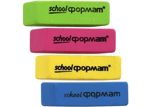 Ластик SchoolFormat Splash, 15×55 мм, ассорти (цена за 1 шт.) Ластик SchoolFormat Splash, 15×55 мм, ассорти (цена за 1 шт.)