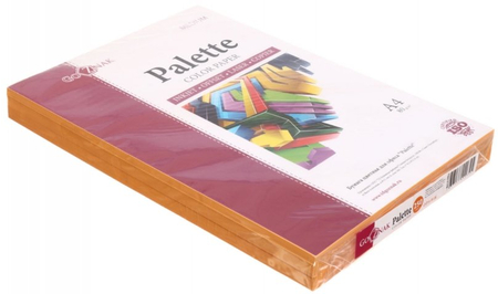 Бумага офисная цветная Palette Medium, А4 (210*297 мм), 80 г/м2, медиум, 250 л., оранжевая