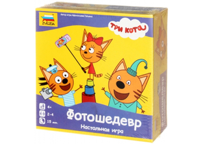 Игра настольная «Три кота», «Фотошедевр», 4+