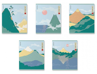 Тетрадь общая А5, 48 л. на скобе «Найди кота»