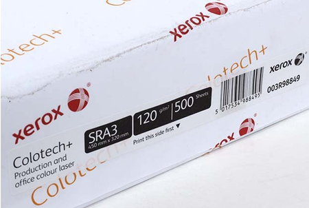 Бумага офисная Xerox Colotech+ Uncoated (без покрытия), SRА3 (320*450 мм), 120 г/м2, 500 л.