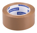 Клейкая лента упаковочная OfficeSpace, 48 мм×100 м, толщина ленты 45 мкм, коричневая