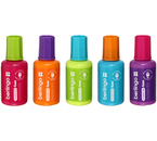 Корректирующая жидкость Berlingo Fuze, 20 мл, на основе растворителя, с кисточкой, корпус ассорти