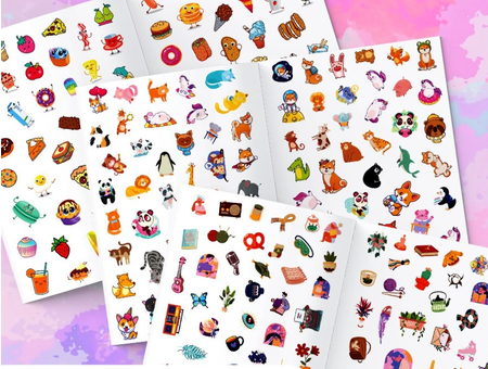 Альбом с наклейками «250 наклеек», «Выполни все задания», 4 л.