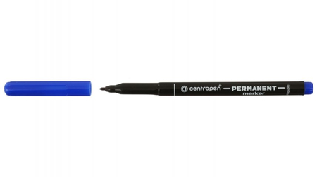 Маркер перманентный Centropen 2536, синий Маркер перманентный Centropen 2536, синий