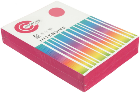 Бумага офисная цветная Color Code Intensive, А4 (210*297 мм), 80 г/м2, 500 л., розовая