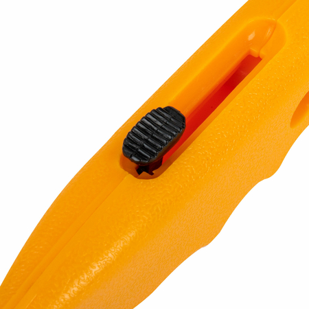 Нож универсальный мощный Staff Pro, ширина лезвия 18 мм, корпус желтый