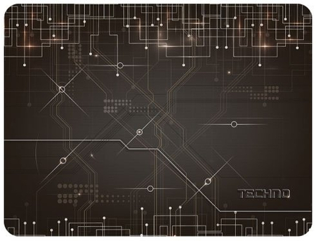 Коврик для мыши Dialog PM-H17, 285*215 мм, черный с рисунком Коврик для мыши Dialog PM-H17, 285*215 мм, черный с рисунком