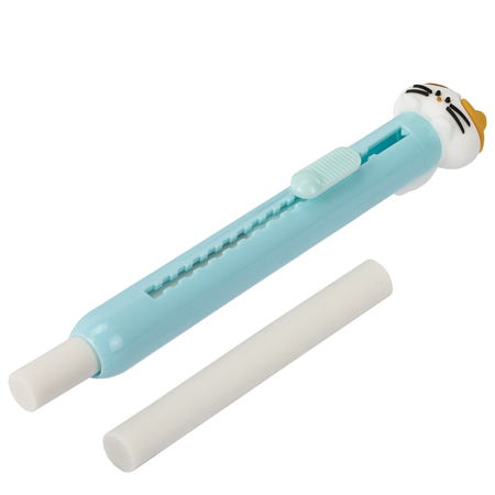 Ластик выдвижной Funster, 125*12*12 мм, «Котенок» (1 сменный ластик)