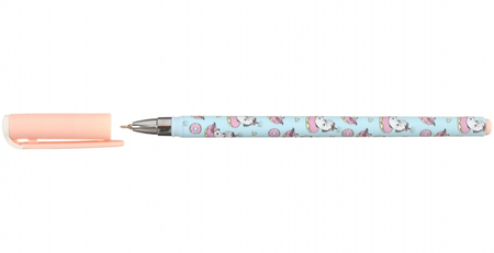 Ручка шариковая Lorex Slim Soft, Unicorn, стержень синий