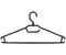 Вешалка-плечики для верхней одежды, 41 см, р-р 52-54, черная