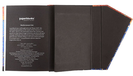 Книжка записная Paperblanks Fantastic Felines, 100*140 мм, 88 л., линия, «Кошки Средиземноморья»