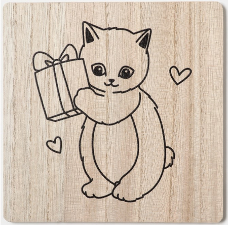 Набор кухонный Sima-Land, «Котик» (подставка 15*15 см, прихватка 17*17 см) Набор кухонный Sima-Land, «Котик» (подставка 15*15 см, прихватка 17*17 см)