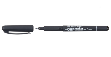 Маркер перманентный OHP Centropen 2636 F, черный Маркер перманентный OHP Centropen 2636 F, черный