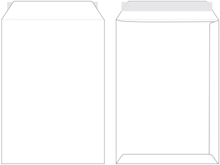 Конверт почтовый 229*324 мм (С4), силикон, чистый