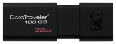 Флэш-накопитель Kingston Data Traveler 100G3, 32 Gb, корпус черный Флэш-накопитель Kingston Data Traveler 100G3, 32 Gb, корпус черный