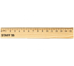 Линейка деревянная Staff, 15 см