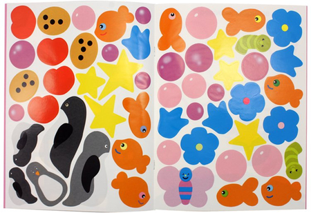 Книжка развивающая «Чудесные наклейки», 215*280 мм, «Разноцветный счет»