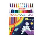 Фломастеры «Пифагор. Космическая одиссея», 12 цветов, толщина линии 1 мм, вентилируемый колпачок Фломастеры «Пифагор. Космическая одиссея», 12 цветов, толщина линии 1 мм, вентилируемый колпачок