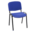 Стул офисный Helmi HL-F01 «Изо» для посетителей, обивка - синяя ткань