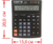 Калькулятор 12-разрядный Staff STF-444-12, черный