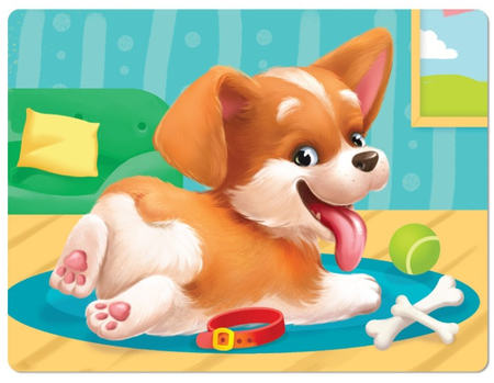 Пазлы детские Sima-Land, 17,5*13 см, 54 элемента, «Щенок»