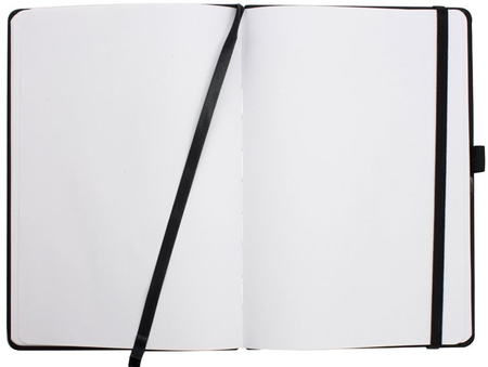 Книжка записная FoxArt, 142*208 мм, 96 л., «Записки шопоголика», черный