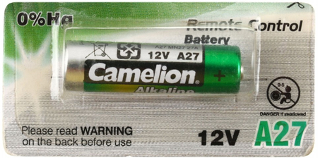 Батарейка щелочная Camelion Alkaline, A27, MN27, 12V 