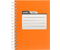 Книжка записная «Пантон», 100*140 мм, 120 л., клетка, оранжевая