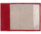 Обложка для паспорта «Кинг» 4334, 95*135 мм, рифленая красная