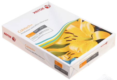 Бумага офисная Xerox Colotech+ Uncoated (без покрытия), А4 (210*297 мм), 200 г/м2, 250 л.