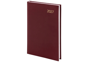 Ежедневник датированный на 2027 год Staff, 145×215 мм, 160 л., бордовый Ежедневник датированный на 2027 год Staff, 145×215 мм, 160 л., бордовый