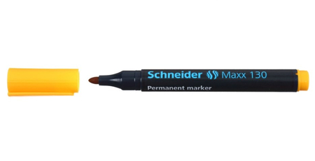 Маркер перманентный Schneider Maxx 130, желтый