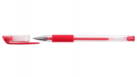 Ручка гелевая Sponsor, толщина линии 0,5 мм, стержень красный