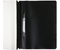 Папка-скоросшиватель пластиковая А4 «Стамм», толщина пластика 0,18 мм, черная