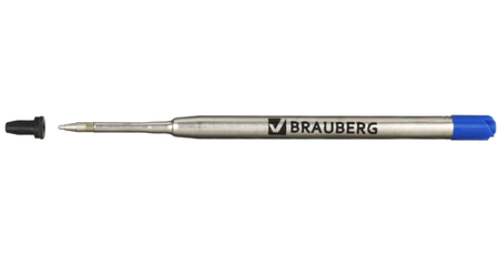 Стержень для шариковых автоматических ручек Brauberg 98 OBP, 98 мм, пулевидный, синий Стержень для шариковых автоматических ручек Brauberg 98 OBP, 98 мм, пулевидный, синий