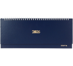 Планинг датированный на гребне на 2026 год Staff, 300×130 мм, 64 л., синий